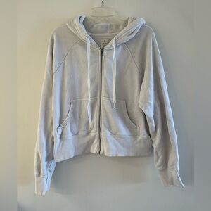 Offline by Aerie womens gray hoodie sweater size Large